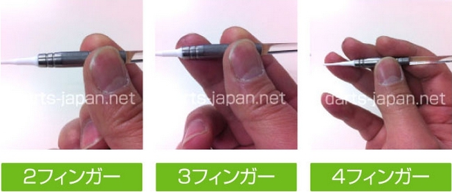 ダーツの持ち方