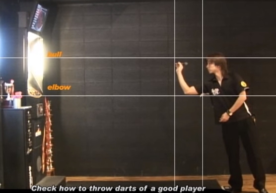 ダーツプロの投げ方